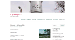 Desktop Screenshot of cityofhugoco.org