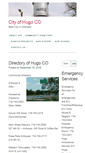 Mobile Screenshot of cityofhugoco.org